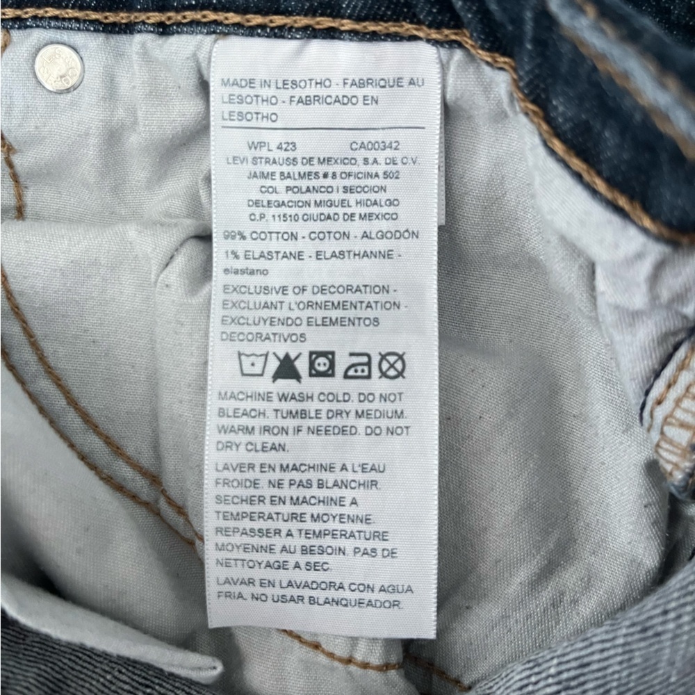 Signature by Levi Strauss Dark Blue Jeans 40x30 - Picture 6 of 7